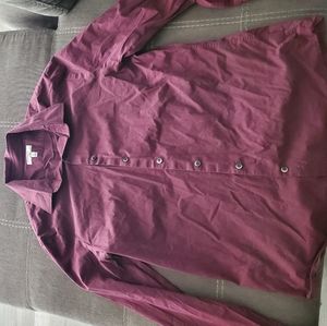 Express 1MX Fitted Dress Shirt